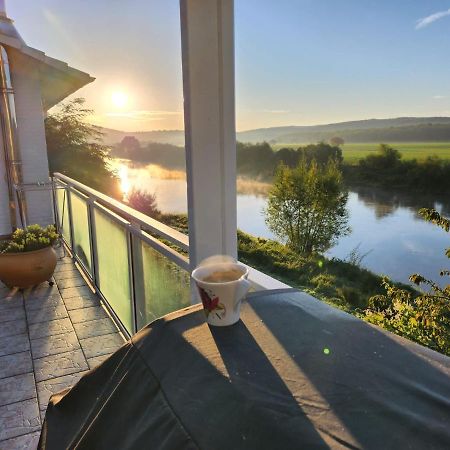 Haus An Der Weser Ferienwohnung Brevorde 外观 照片