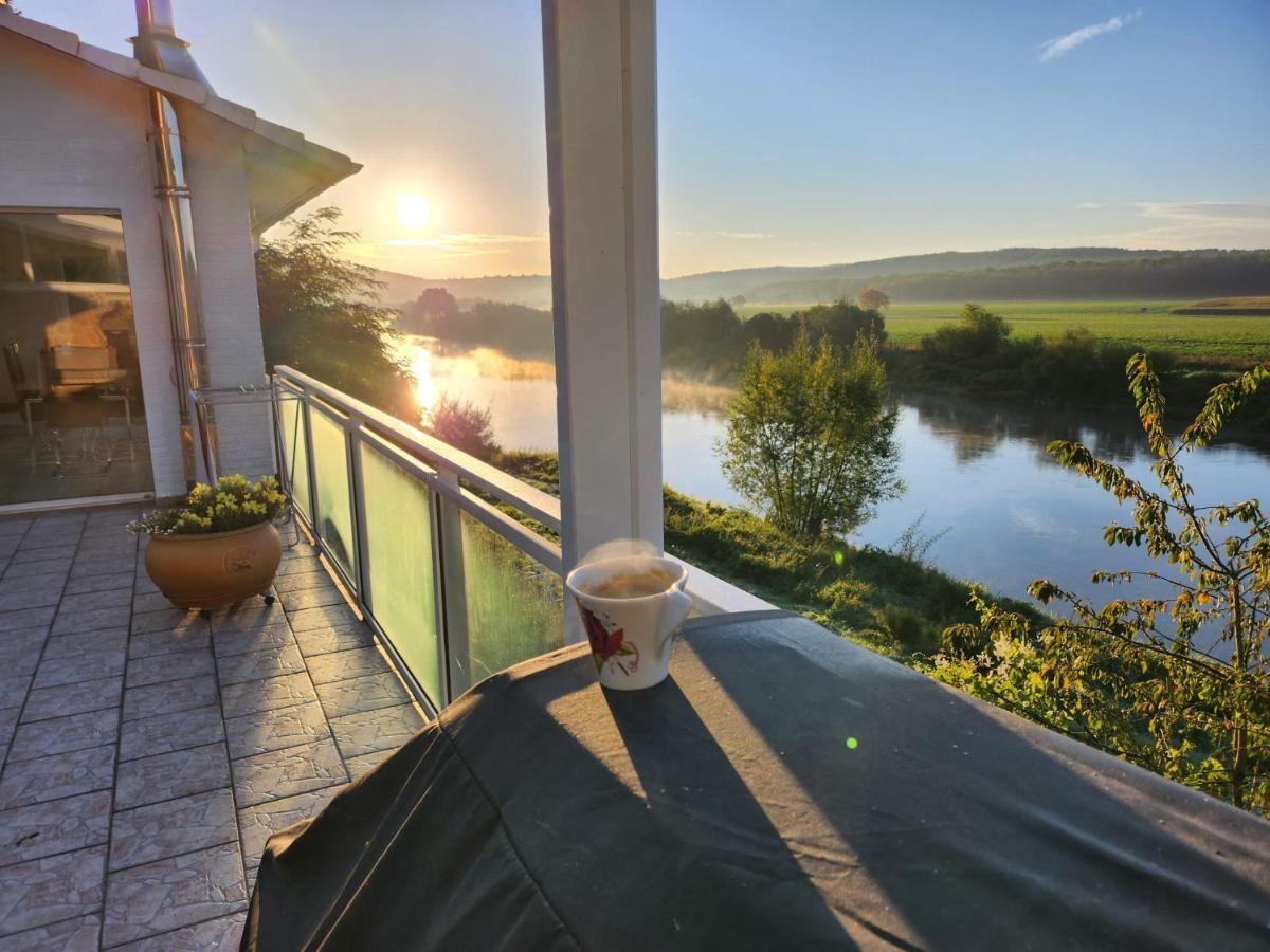Haus An Der Weser Ferienwohnung Brevorde 外观 照片